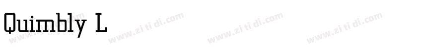 Quimbly Light字体转换
